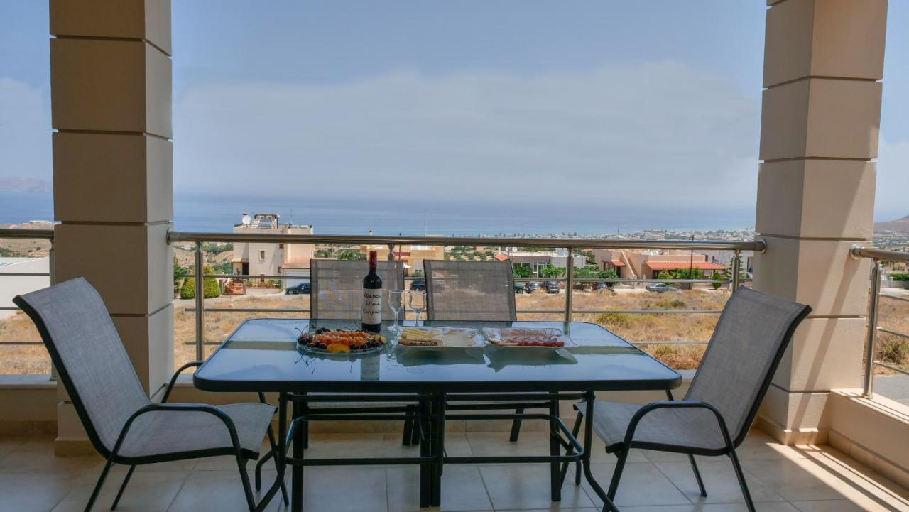 Azur Horizon Oceanview House Apartman Kokkini Hani Kültér fotó
